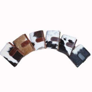 Genuine Handmade Cowhide Leather Foldable Wallet